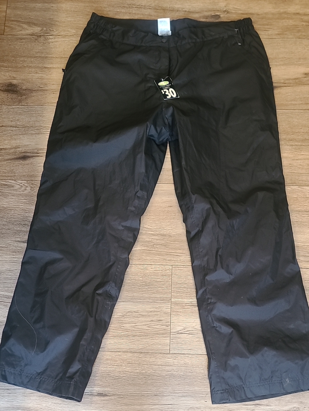 Nwt Athletic Works Snow Pants xl Black, Lined. Pull On .